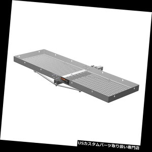 カーゴ ルーフ キャリア 最大300 Lbs 18100までのカート自動車後部取り付けトレイスタイルの貨物運搬船 Curt Vehicle Rear Mounting Tray Style Cargo Carrier for up to 300 Lbs 18100