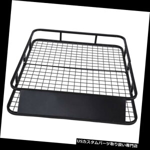 J[S [t LA 48 "×40"jo[T[tbNoXPbgJ[gbvוLAݕz_[s 48"x 40" Universal Roof Rack Basket Car Top Luggage Carrier Cargo Holder Travel