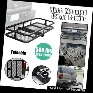 J[S [t LA 60 "܂肽ݎgbNԂ̉ݕ^DoXPbgוbNqb`gx2"qb` 60" Folding Truck Car Cargo Carrier Basket Luggage Rack Hitch Travel 2"Hitch