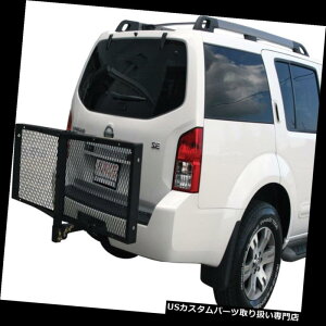 J[S [t LA 60 "܂肽݃qb`}EgݕLAbNݕoXPbg - 500|heʁAו 60" Folding Hitch Mount Cargo Carrier Rack Cargo Basket-500lb Capacity, Luggage