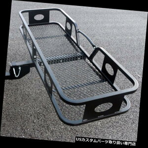 J[S [t LA 500|h܂肽݉ݕLAוoXPbg2 "V[o[qb`ubNi1j 500lbs Folding Cargo Carrier Luggage Basket 2" Receiver Hitch Black (1 Piece)