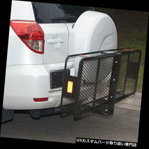 J[S [t LA 60 'x 20'ווoXPbgLAgbN܂肽SUVg[[V[o[bN 60''x 20'' Luggage Cargo Basket Carrier Truck Folding SUV Trailer Receiver Racks