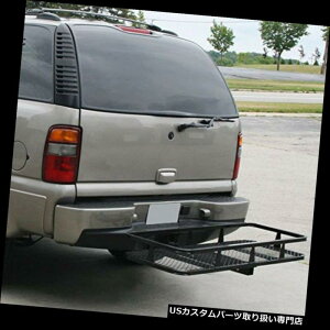 J[S [t LA qb`}EgbNݕoXPbg܂肽݉ݕLAוoXPbg500|h Hitch Mount Rack Cargo Basket Folding Cargo Carrier Luggage Basket 500 lbs