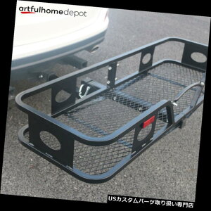 J[S [t LA |S ACAqb`}Eg܂肽݉ݕLAoXPbgוbNubN Steel  Iron Hitch Mounted Folding Cargo Carrier Basket Luggage Rack Black