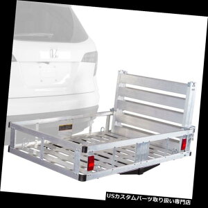 �J�[�S ���[�t �L�����A �A�y�b�N�XACC500 - DLX�����v�t���f���b�N�X�A���~�o�X�P�b�g�q�b�`�J�[�S�L�����A Apex ACC500-DLX Deluxe Aluminum Basket Hitch Cargo Carrier with Ramp