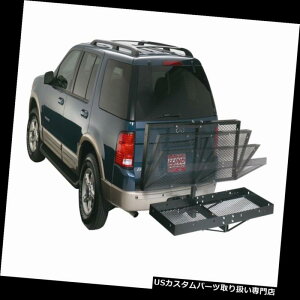 J[S [t LA LUND 601001}Egꂽݕ^ԂA܂B 21 "×60"; ܂肽 2 "qb`ɃtBbg LUND 601001 HITCH MOUNTED CARGO CARRIER ; 21"x60"; Folding; Fits 2" Hitch
