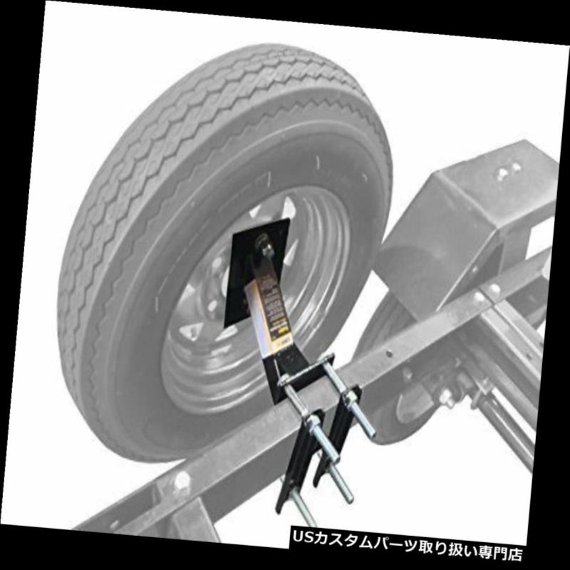 カーゴ ルーフ キャリア スペアタイヤキャリアマウントトレーラーパウダーホルダー耐久性のあるブラックホイールカーゴパーツ  Spare Tire Carrier Mount Trailer Powder  Holder Durable Black Wheel Cargo Part