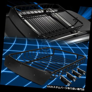 J[S [t LA 51 "×40"|wr[f[eB[tbNݕoXPbgוLA+tFAO 51"x40"Mild Steel Heavy Duty Roof Rack Cargo Basket Baggage Carrier+Wind Fairing