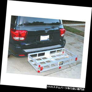 J[S [t LA MaxxHaul 70108 49 "x 22.5"nCTChCtqb`}EgA~ݕLA MaxxHaul 70108 49" x 22.5" Hitch Mount Aluminum Cargo Carrier With High Side Rai