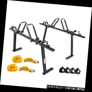 J[S [t LA 2Αg܂肽݃JbN[tbNJ[SLAbNtgbN[eBeB_[bN Truck Utility Ladder Rack w/2 Pair Folding Kayak Roof Rack Cargo Carrier Rack