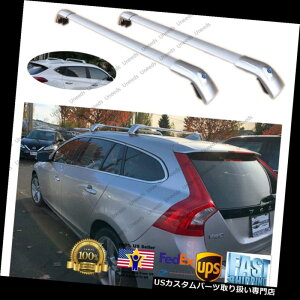 J[S [t LA {{V60 2010-2019XCo[tbNNXo[וLÂ߂̃tBbgi FIT For VOLVO V60 2010-2019 Sliver Roof Rack Crossbar Luggage Carrier