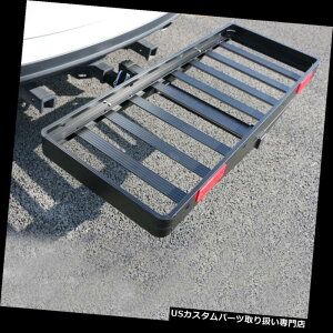 J[S [t LA A~yʐ܂肽ݎ50x20C`V[o[qb`J[SLA+ 8{̃T|[go[ Aluminum Ultralight Folding 50x20" Receiver Hitch Cargo Carrier + 8 Support Bars
