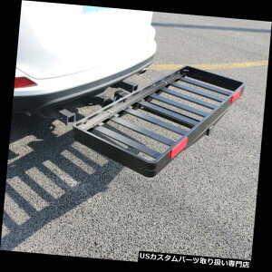 J[S [t LA 50x20 "yʐ܂肽ݎA~V[o[qb`J[SLA+ 8{̃T|[go[ 50x20" Ultralight Folding Aluminum Receiver Hitch Cargo Carrier + 8 Support Bars