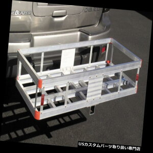 J[S [t LA A~jEԂ̃gbNRV SUV 2 "qb`}EgJ[SEH[^[^NוLAz[[ Aluminum Car Truck RV SUV 2" Hitch Mount Cargo Water Tank Luggage Carrier Hauler