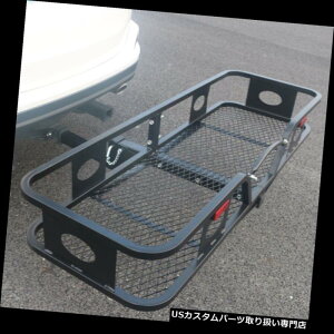 J[S [t LA 60C`gbNJ[J[SLAoXPbgQ[WbNqb`nE[X`[ACAUS 60" Truck Car Cargo Carrier Basket Luggage Rack Hitch Hauler Steel  Iron US