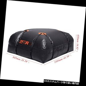 カーゴ ルーフ キャリア 防水貨物荷物収納トラベルバッグ - 車用キャリアSUV 15立方フィート Waterproof Cargo Luggage Storage Travel Bag -Carrier For Car SUV 15 Cubic Feet