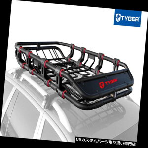 J[S [t LA TYGER̊g\Ȓ`̉̏̉ݕoXPbg̉ו̃LA̒I TYGER Extendable Super Duty Roof Top Cargo Basket Luggage Carrier Rack