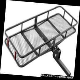 カーゴ ルーフ キャリア バスケット折りたたみ式ヒッチマウントカーゴバスケット60 "L x 24" W x 6 "Hカーゴキャリア荷物 Basket Folding Hitch Mount Cargo Basket 60"L x 24"W x 6"H Cargo Carrier Luggage