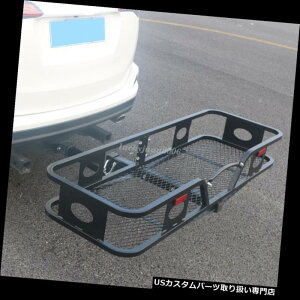 J[S [t LA qb`}Eg܂肽݉ݕLAוbNg[[V[o[gbNSUV Hitch Mounted Folding Cargo Carrier Luggage Rack Trailer Receiver Truck SUV Car
