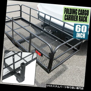 J[S [t LA 500|h׏d܂肽݉וݕoXPbgLAgbNg[[qb`bNϋv 500lb Load Folding Luggage Cargo Basket Carrier Truck Trailer Hitch Rack Durable