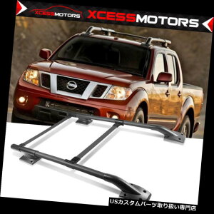J[S [t LA 05-17YteBA4DR OEX^C[tbNJ[SLAA~+ ABSp For 05-17 Nissan Frontier 4DR OE Style Roof Rack Cargo Carrier Aluminum+ABS