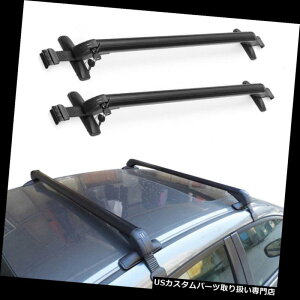 カーゴ ルーフ キャリア ユニバーサルアルミカートップルーフクロスバーラゲッジカーゴキャリアラックアジャスタブル UNIVERSAL ALUMINUM CAR TOP ROOF CROSS BAR LUGGAGE CARGO CARRIER RACK ADJUSTABLE