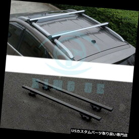 カーゴ ルーフ キャリア KIA Sportage R 2011-15用2x車ブラック合金貨物キャリアクロスバールーフラック 2x Car Black Alloy Cargo Carrier Cross Bar Roof Racks For KIA Sportage R 2011-15