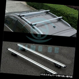 カーゴ ルーフ キャリア KIA Sportage R 2011-2015用2倍シルバー合金貨物キャリアクロスバールーフラック 2x Silver Alloy Cargo Carrier Cross Bar Roof Racks For KIA Sportage R 2011-2015