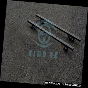 J[S [t LA g^̓yn̏m2004-2015N̂߂̍̉ݕ^D̏\_̒I̍ Alloy Cargo Carrier Cross Bar Roof Racks Black For Toyota land Cruiser 2004-2015