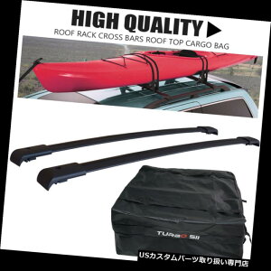 J[S [t LA [tbNNXo[J[SLAוbN+ 2003-08z_pCbgpgbvobO Roof Rack Cross Bar Cargo Carrier Luggage Rack + TOP Bag For 2003-08 Honda Pilot