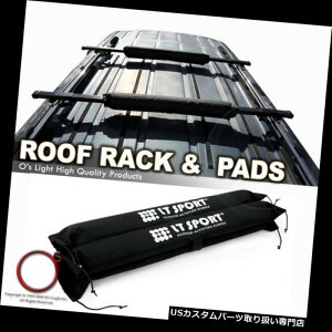 J[S [t LA GMC ENVOY / TERRAIN[tbNQbWgbv48 "ݕXNGANXo[+pbhR{ GMC ENVOY/TERRAIN ROOF RACK LUGGAGE TOP 48" Cargo Square Crossbar +Pad Combo