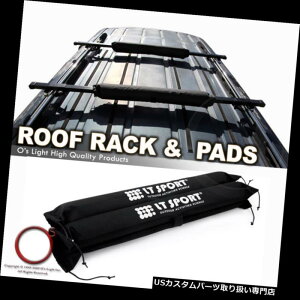 J[S [t LA 99-10 PONTIAC MONTANA VIBE[tbNgbv48 "J[SXNGANXo[+pbhR{ 99-10 PONTIAC MONTANA VIBE Roof Rack Top 48" Cargo Square Crossbar +Pad Combo