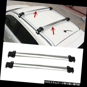 J[S [t LA W[vRpX2011-15ԉݕgbv[tbNNXo[וLAg For Jeep Compass 2011-15 Auto Cargo Top Roof Rack Cross Bar Luggage Carrier Trim