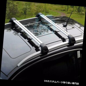 J[S [t LA {{V60pA~gbv[tbNוݕוLANXo[ For Volvo V60 Aluminum Top Roof Racks Baggage Cargo Luggage Carrier Cross Bar