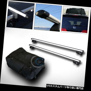 J[S [t LA 50 "Vo[I[oAWX^u[tbNNXo[+EH[^[v[t FJ[SLAobOC7 50" SILVER OVAL ADJUSTABLE ROOF RACK CROSS BARS+WATERPROOF CARGO CARRIER BAG C