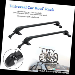 J[S [t LA 105Z`gbv[tݕbNNXo[LAוt[h~SUV 105cm Top Roof Cargo Rack Cross Bar Carrier Luggage Frame Anti-theft Car SUV