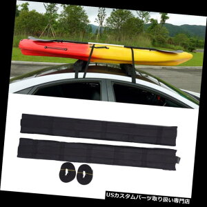 カーゴ ルーフ キャリア ユニバーサルカールーフトップカーゴ収納ラックソフトカヌーサーフボード荷物キャリア Universal Car Roof Top Cargo Storage Rack Soft Canoe Surfboard Luggage Carrier