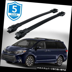 J[S [t LA g^VGi2011-2017N̂߂150LBS OEl̉̉ݕ^D̒Ȉ\_ 150LBS OE Style Roof Cargo Carrier Rack Cross Bars For Toyota Sienna 2011-2017