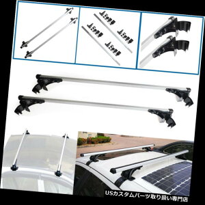�J�[�S ���[�t �L�����A �Ԃ̃g�b�v���[�t�N���X�o�[48 ''�t�H�[�h�}�X�^���O�̂��߂̉ו��ݕ��L�����A���b�N�t���[�� Car Top Roof Cross Bars 48'' Luggage Cargo Carrier Rack Frame for Ford Mustang �y���s�A��