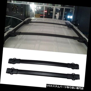 カーゴ ルーフ キャリア 11-17トヨタシエナブラッククロスバールーフラックカートップラゲッジキャリア New For 11-17 Toyota Sienna Black Cross Bars Roof Rack Car Top Luggage Carrier