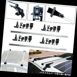 カーゴ ルーフ キャリア Ford Fusion用48インチカートップルーフクロスバー荷物カーゴキャリアラックフレーム 48in Car Top Roof Cross Bars Luggage Cargo Carrier Rack Frame for Ford Fusion US