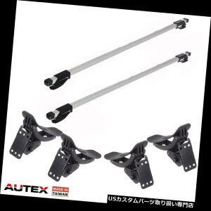 J[S [t LA 248 'JbNLAtA~jo[TNXo[ݕ[tbN 2Pcs 48'' Aluminum Universal Cross Bar Cargo Roof Rack with Kayak Carrier
