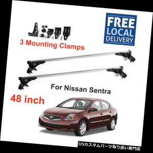 �J�[�S ���[�t �L�����A ���Y�Z���g��2007-2011�N�̂��߂̎Ԃ̉����̏\���o�[�̉ݕ��ו��̃L�����A�̒I�V���� Car Roof Cross Bar Cargo Luggage Carrier Racks For Nissan Sentra 2007-2011 NEW