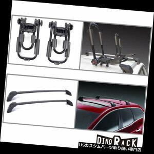 J[S [t LA tBbg07-12}c_CX-7 BLKA~[tbNNXo[+ Jo[JbNLAV Fit 07-12 Mazda CX-7 Blk Aluminum Roof Rack Cross Bars+J-Bar Kayak Carriers New