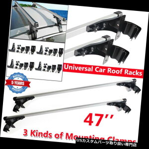 J[S [t LA 120Z`[ggbv[tNXo[NXo[וݕLAbNt[yA 120cm Car Top Roof Cross Bars Crossbars Luggage Cargo Carrier Rack Frame Pair