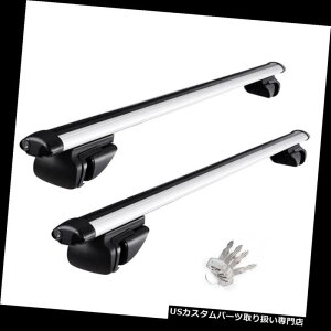 J[S [t LA 2×48 "J[NXo[gbvו[tbNݕLASUVA~jo[T 2x 48" Car Cross Bar Top Luggage Roof Rack Cargo Carrier SUV Aluminum Universal