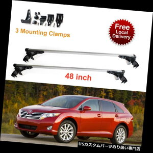 J[S [t LA 2xJ[[tNXo[47 "48"ݕLAוbNF / Venza 2009 2010 2011 2x Car Roof Cross Bar 47" 48" Cargo Carrier Luggage Rack F/ Venza 2009 2010 2011