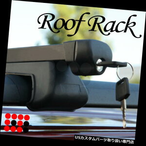 J[S [t LA tBbgAL[eBeBニ[tbNgbvNXo[וLA+L[bN Fit Acura Utility Rooftop Roof Rack Top Cross Bars Luggage Carrier + Key Lock
