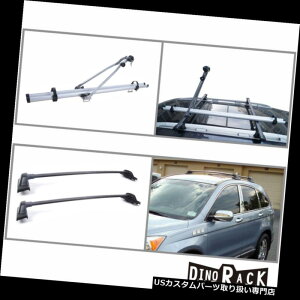 J[S [t LA tBbg07-11z_CR-VubNA~[tbNNXo[+]ԃAbvCgLA Fit 07-11 Honda CR-V Black Aluminum Roof Rack Cross Bars+Bicycle Upright Carrier