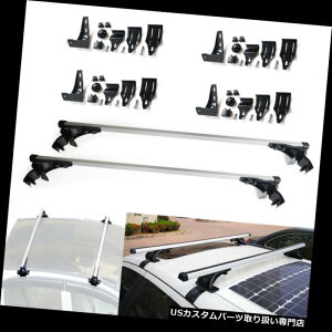 カーゴ ルーフ キャリア フォードフォーカス2017用48インチ車の屋根クロスバー荷物貨物キャリアラックフレーム 48in Car Roof Cross Bars Luggage Cargo Carrier Rack Frame for Ford Focus 2017